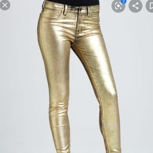 J Brand gold jeans